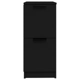 Sideboard Black 30x30x70 cm Engineered Wood 811171
