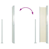 Retractable Side Awning 140 x 300 cm Cream 45354