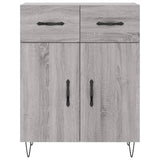 Highboard Grey Sonoma 69.5x34x180 cm Engineered Wood 3198567