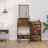 Dressing Table Smoked Oak 50 x 41 x 140 cm Engineered Wood 865131
