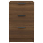 ZNTS Bedside Cabinets 2 pcs Brown Oak 40x36x65 cm 817056