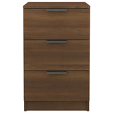 ZNTS Bedside Cabinets 2 pcs Brown Oak 40x36x65 cm 817056