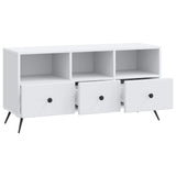 TV Cabinet with Drawer White 102 x 34.5 x 50 cm Engineered Wood 895595