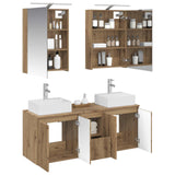 Bathroom Cabinet Set 5 pcs Artisan Oak Engineered Wood 3406398