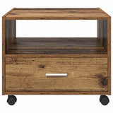 Coffee Table Old Wood 55 x 55 x 45cm Engineered Wood 880468