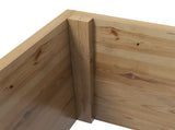 Wooden Trellis Planter Box, Raised Garden Bed to Grow Vegetables, Herbs and Flowers, Natural Tone T3398P315413