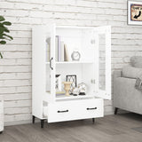 Highboard White 70x31x115 cm Engineered Wood 812555