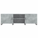 TV Cabinet Concrete Grey 150x30x50 cm Engineered Wood 829120