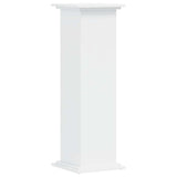 Plant Stand White 33x33x100 cm Engineered Wood 852978