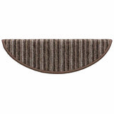 Self-adhesive Stair Mats 15 pcs Brown 56 x 17 x 3 cm 42011440