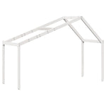 ZNTS Loft Bed with Ladder and Roof without Mattress White 90x200 cm 3282071