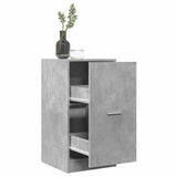 Apothecary Cabinet Concrete Grey 40x41x77.5 cm Engineered Wood 855190