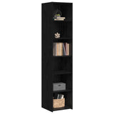 Sideboard Black Oak 40 x 41 x 185 cm Engineered Wood 3446623