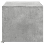 ZNTS Coffee Table with LED Lights Concrete Grey Engineered Wood 851987