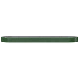 Garden Raised Bed Galvanised Steel 523x140x36 cm Green 319043
