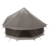 Tipi Tent Brown Grey 300 x 300 x 200 cm Polyester and Steel 42029027