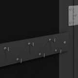 Mirror Jewellery Cabinet with LED Lights Wall Mounted Black 353233