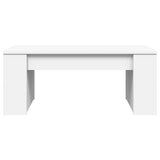 ZNTS Coffee Table White 102x55x42 cm Engineered Wood 831853