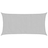 Sun Shade Sail Light Grey 7x4 m 100% Polyester Oxford 4000553