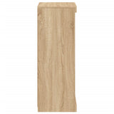 Sideboard with LED Lights Sonoma Oak 41x37x100 cm 836730