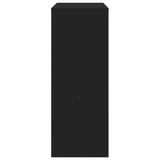 Bar Table with Racks Black 90x40x103.5 cm Engineered Wood 854374