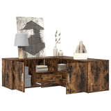 Corner Cabinet Smoked Oak 200x40x45 cm Engineered Wood 3307832