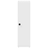 Bathroom Cabinet with Roll Holder White 20.5x22x72 cm 858515