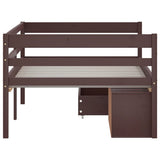 Bed Frame with Storage without Mattress Dark Brown 90x200 cm 322059