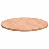 Table Top Light Brown 80 x 2.5 cm Solid Oak Wood 42016004