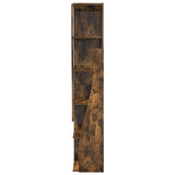 Corner Cabinet 27.5x27x140cm Engineered Wood Smoked Oak 889870