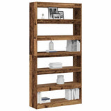Book Cabinet Waste Wood 100 x 30 x 198 cm Engineered Wood 3333930