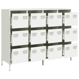 Sideboard White 135x39x103.5 cm Cold-rolled Steel 3307178