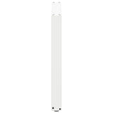 Dining Table Legs U-Shaped 2 pcs White 80x cm Steel 4013189