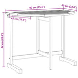 3 Piece Folding Garden Dining Set Solid Wood Acacia 3206332