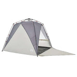 Beach Tent 4-Person Grey Quick Release Waterproof 4005307