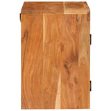 Bedside Table Brown 35 x 33 x 48 cm Solid Wood Acacia 4016728