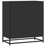 Sideboard Black 68x35x76 cm Engineered Wood and Metal 848969
