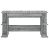 Desk Grey Sonoma 140x50x75 cm Engineered Wood 840553