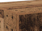 Highboard 2 pcs Old Wood 70 x 42.5 x 185 cm 3365591