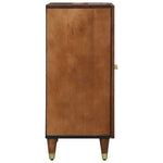 Sideboard 2 pcs Honey brown 60 x 33.5 x 75 cm Solid Mango wood 3310145