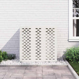 Air Conditioner Cover White 110 x 50 x 105 cm Steel 865912