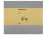 Table Cloth 5 pcs Rectangular Light Grey 110 x 180 cm Polyester 42040199