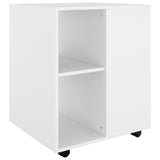 Storage Cabinet White Engineered wood Medium Sleek 808458