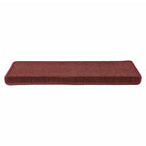 Stair Mats 15 pcs 65x21x4 cm Bordeaux Rectangular Edge 326199