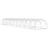 Chicken Coop Silver 1000 x 150 x 100 cm Galvanised Steel 3434664