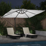 Roma Parasol Beige 286 x 284 x 270 cm Aluminium and Polyester 42003351