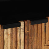 Sideboard with Shelf Brown 60 x 33 x 75 cm Solid Mango Wood 4017781