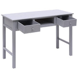 Writing Desk Grey 110x45x76 cm Wood 284156
