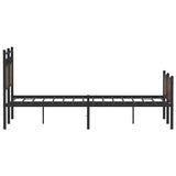 Bed Frame without Mattress Brown Oak 120x190 cm Small Double Engineered Wood 4107031