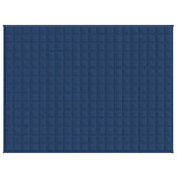 Weighted Blanket Blue 152x203 cm 11 kg Fabric 3154856
